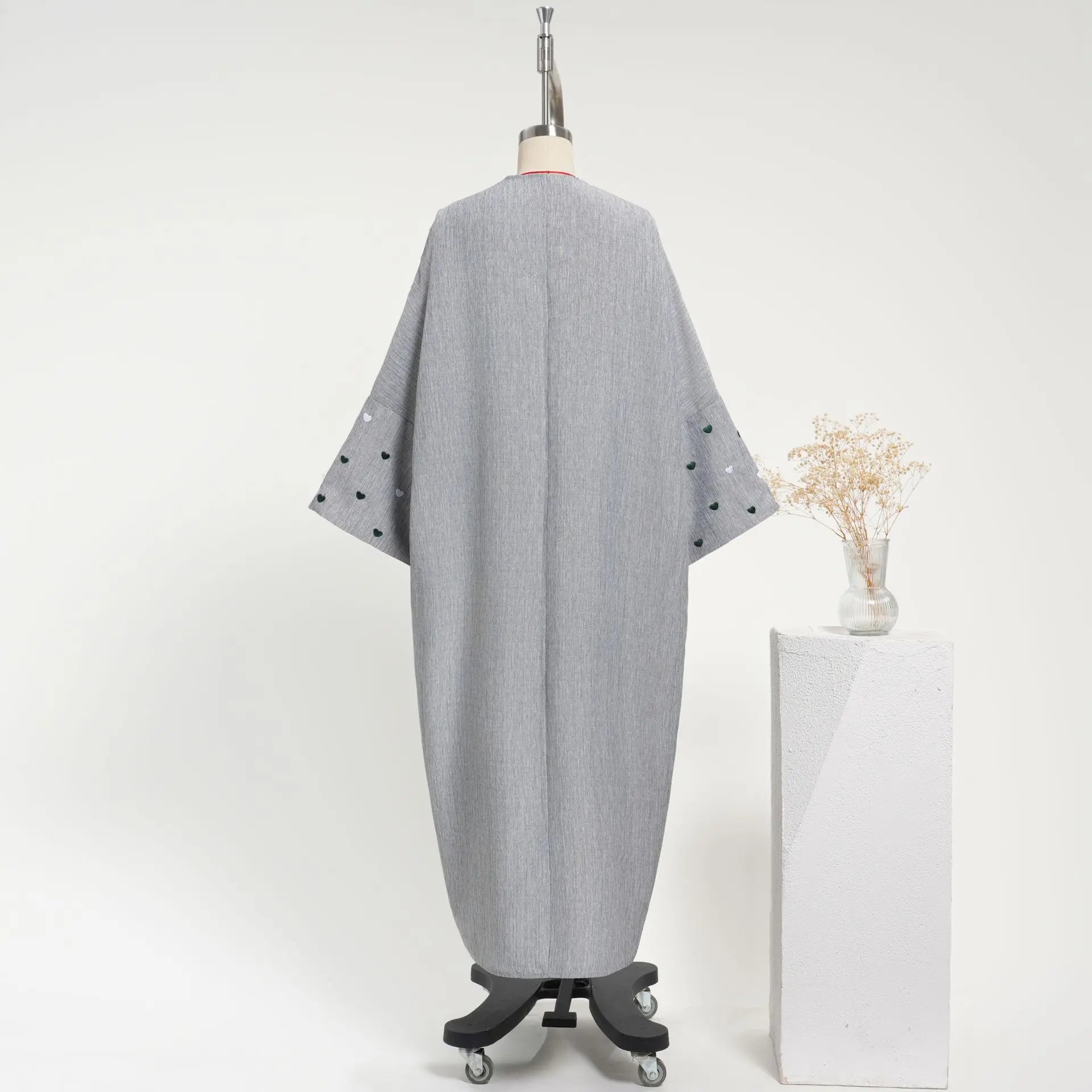 Embroidered Womens Cardigan Robe