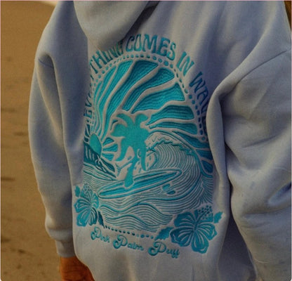 Embroidered Womens Hooded Sweatshirt