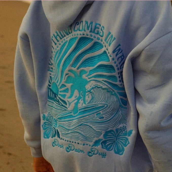 Embroidered Womens Hooded Sweatshirt