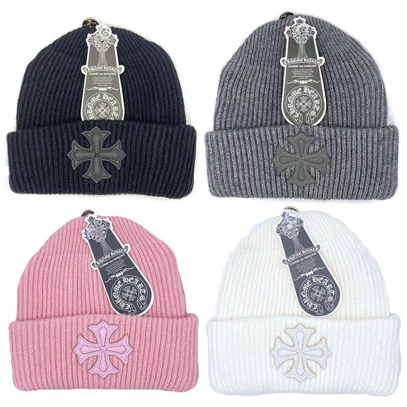 Embroidered woolen hat