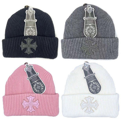 Embroidered woolen hat