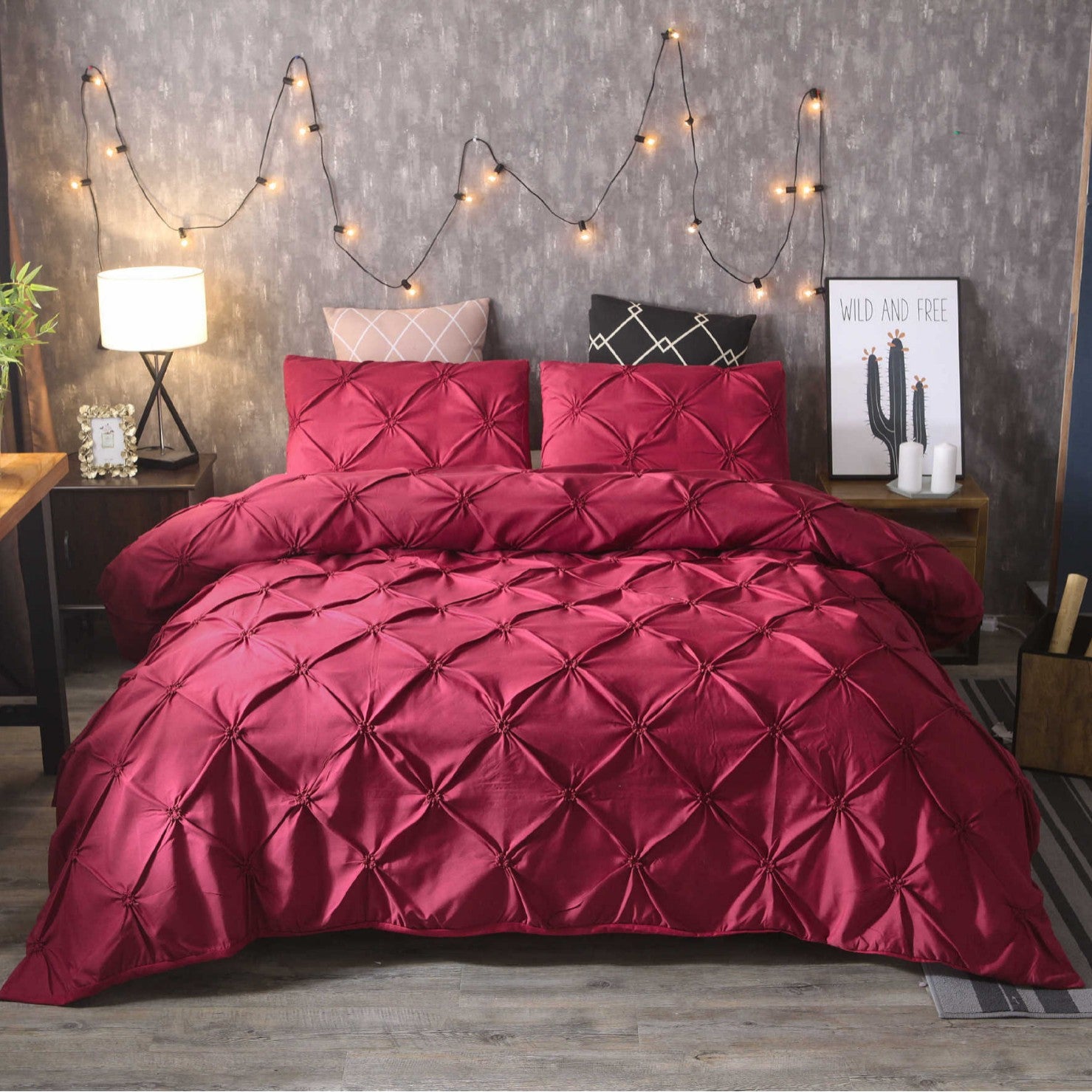 Embroidery Craft Bedding Set