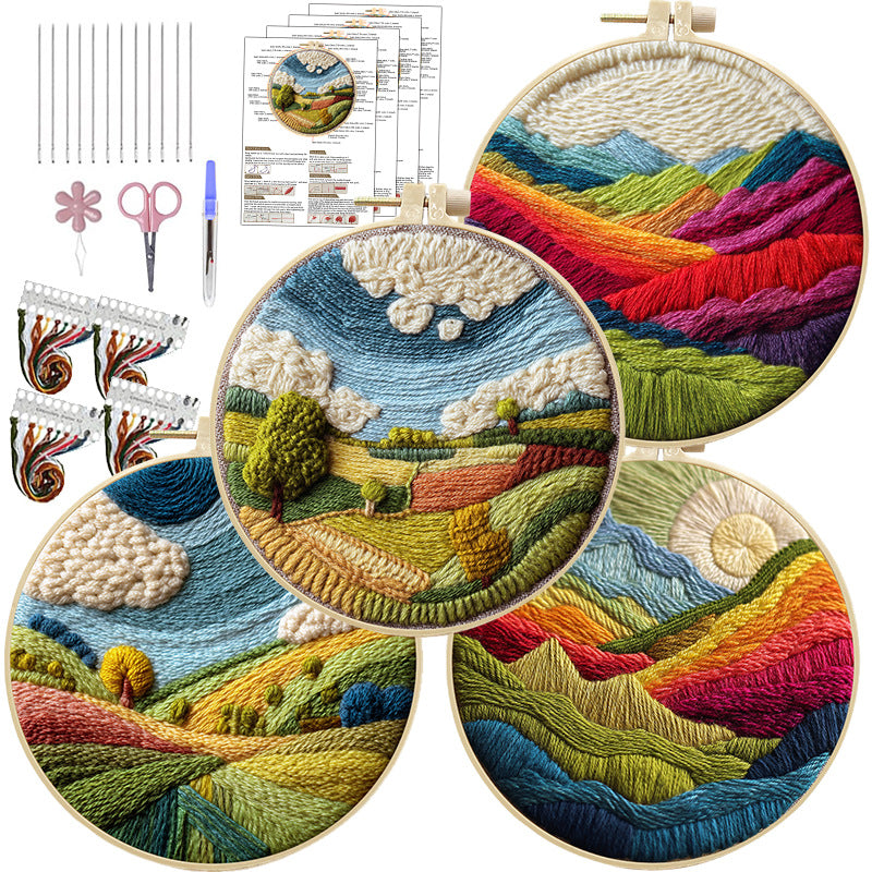 Embroidery craft materials