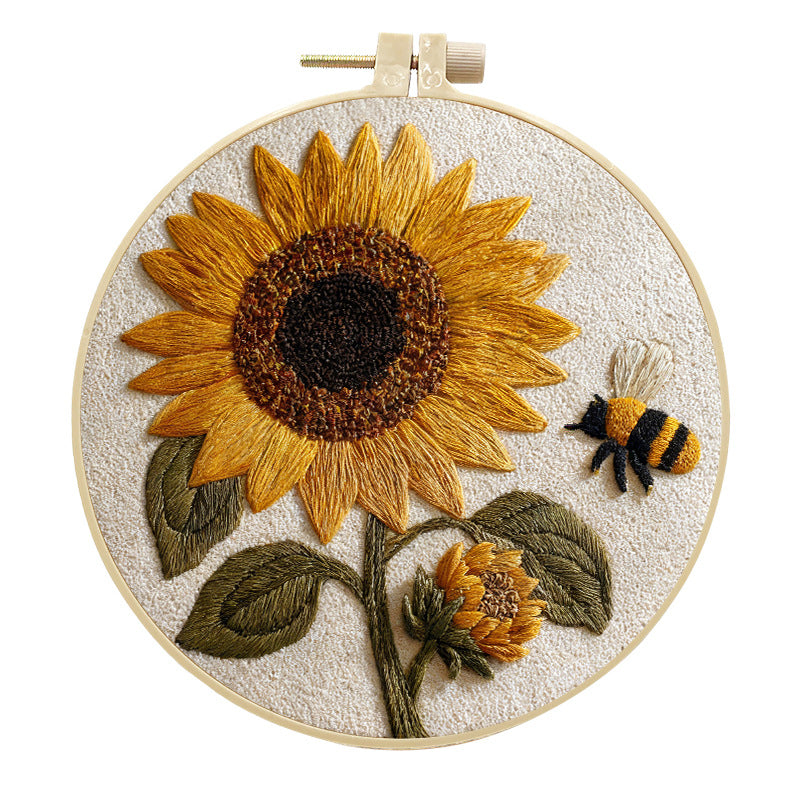 Embroidery handmade material bag