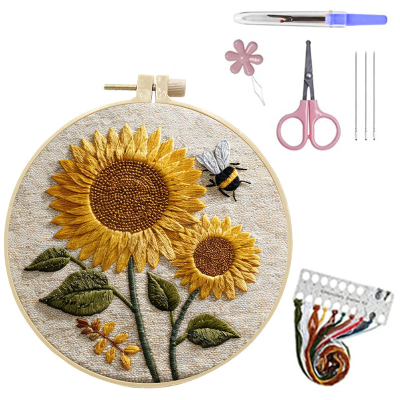Embroidery handmade material bag