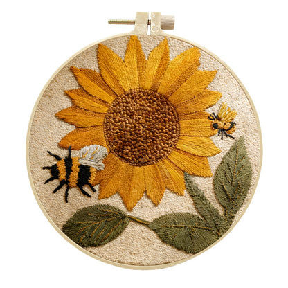 Embroidery handmade material bag