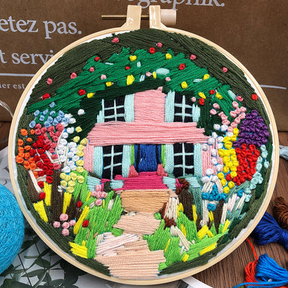 Embroidery material bag