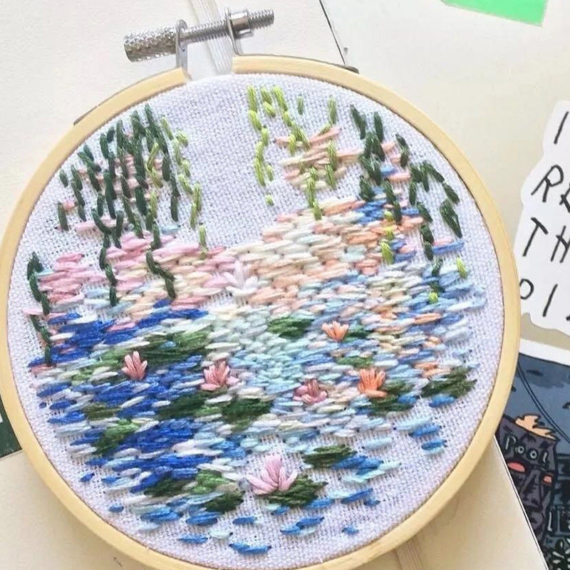 Embroidery material bag