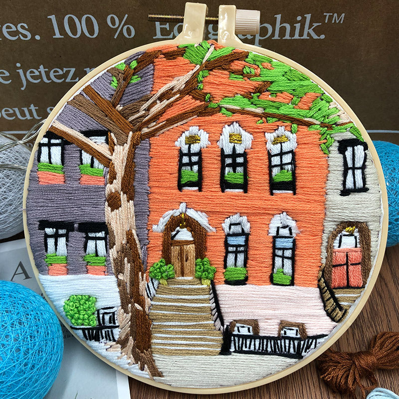 Embroidery material bag