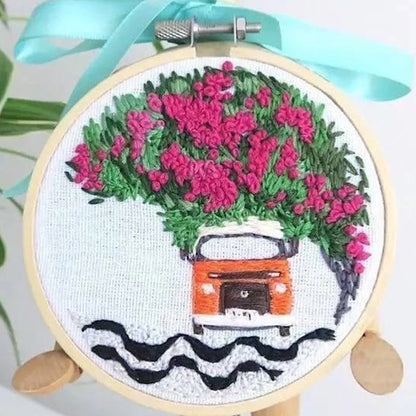 Embroidery material bag