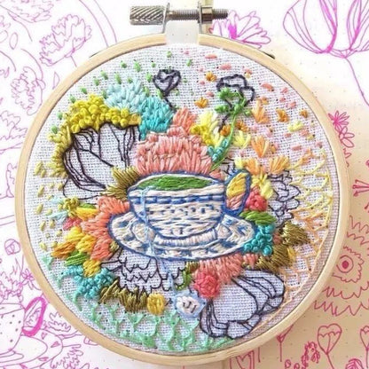 Embroidery material bag