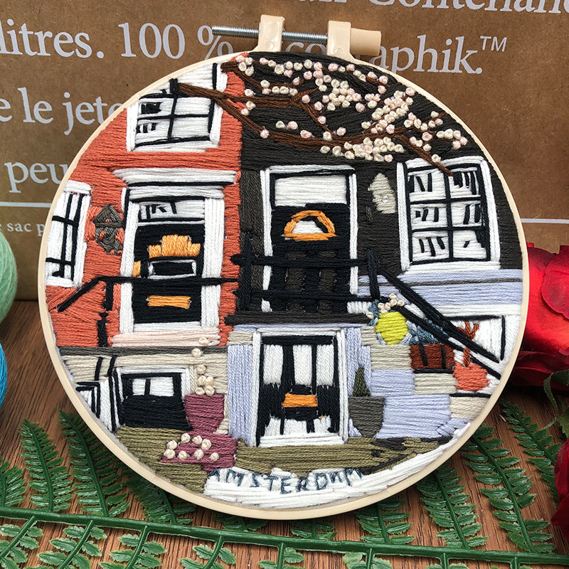 Embroidery material bag