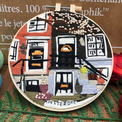 Embroidery material bag
