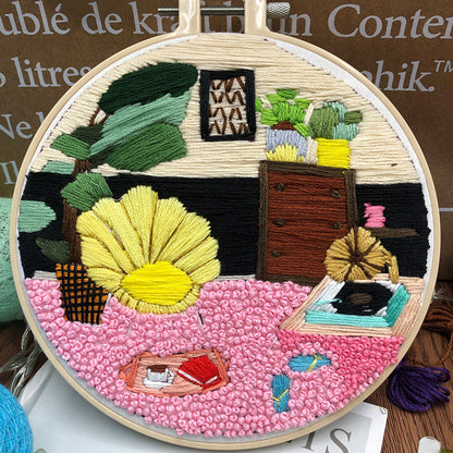 Embroidery material bag