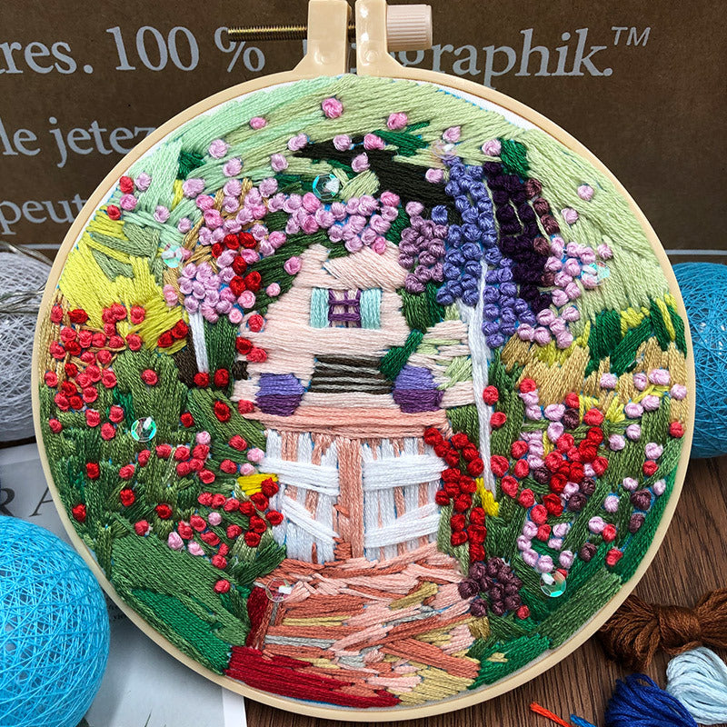 Embroidery material bag