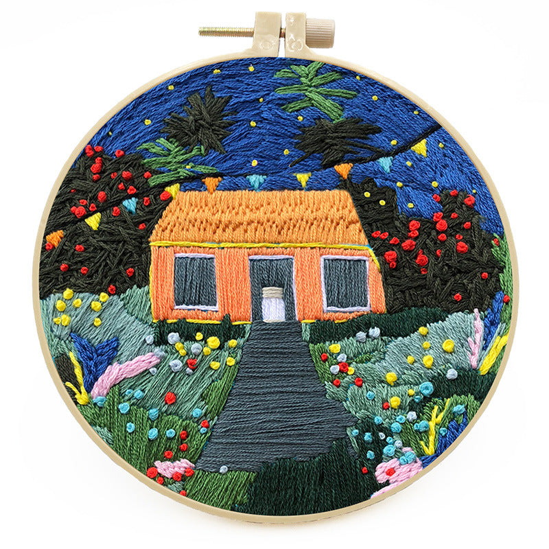 Embroidery material bag