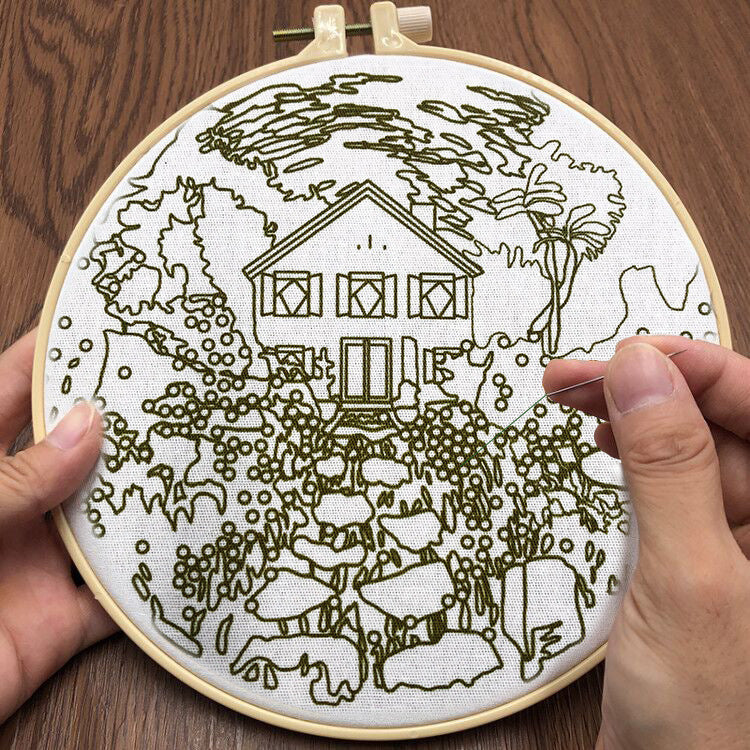 Embroidery material bag