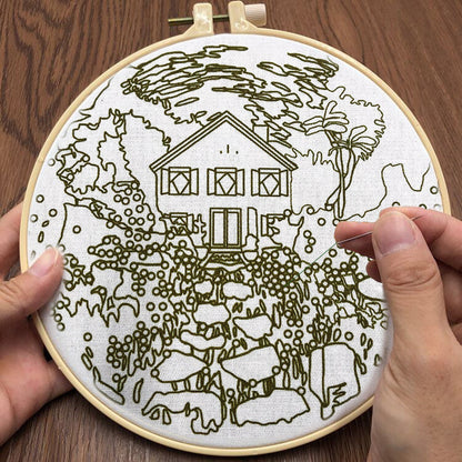 Embroidery material bag