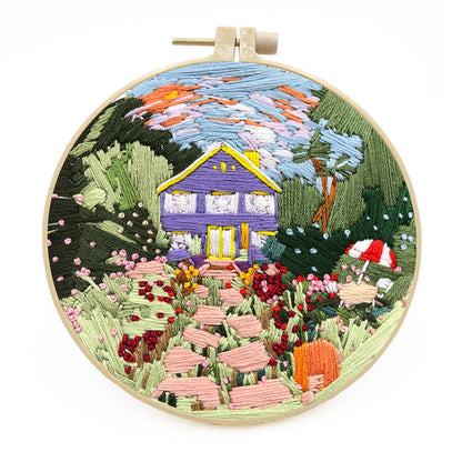 Embroidery material bag