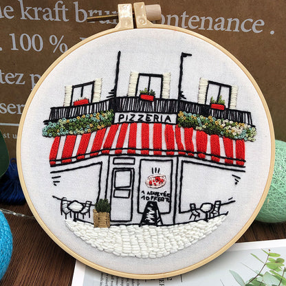 Embroidery material bag