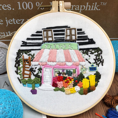 Embroidery material bag