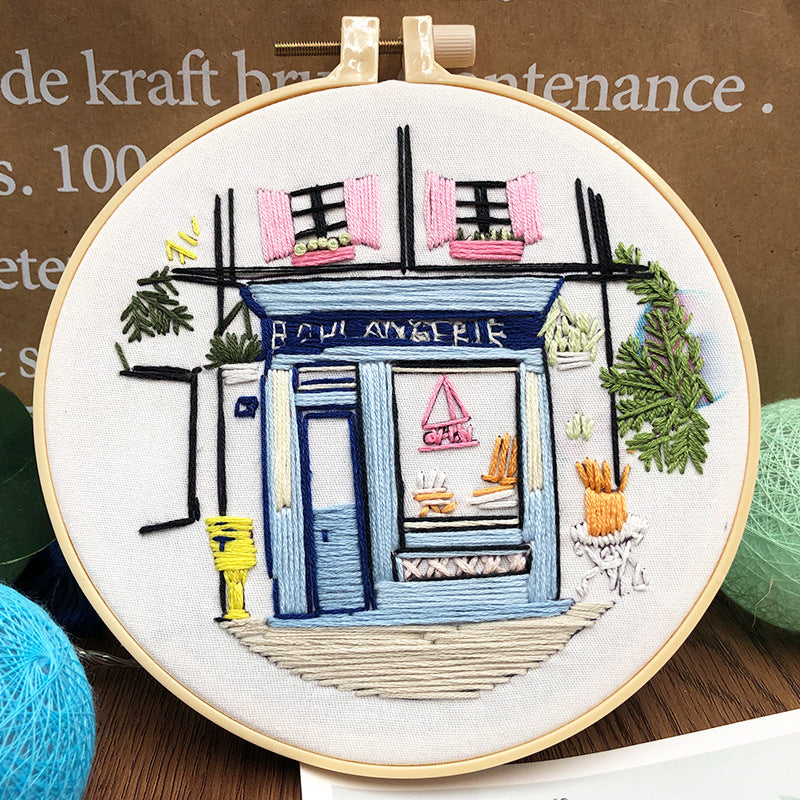 Embroidery material bag