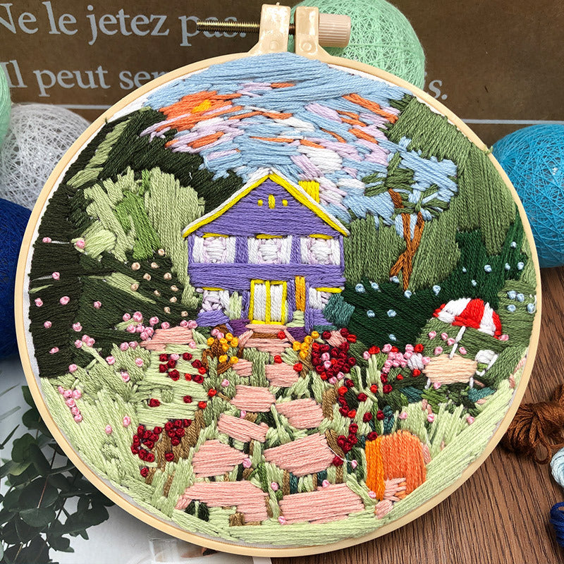 Embroidery material bag