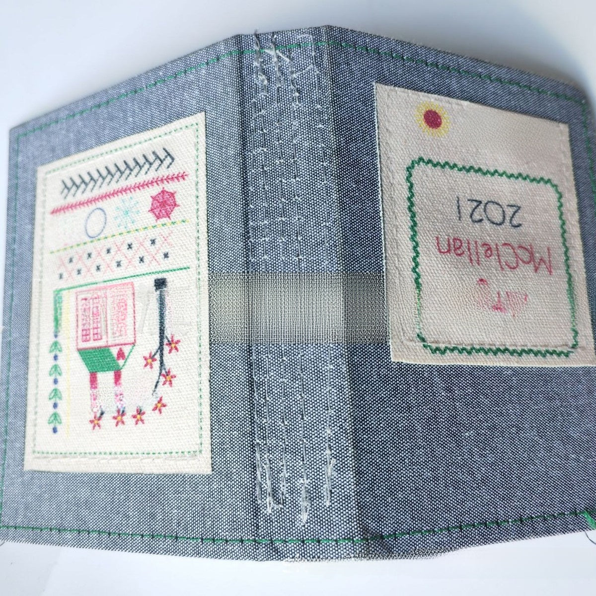 Embroidery stitch book