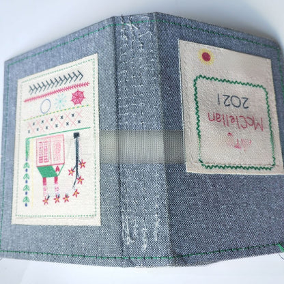 Embroidery stitch book