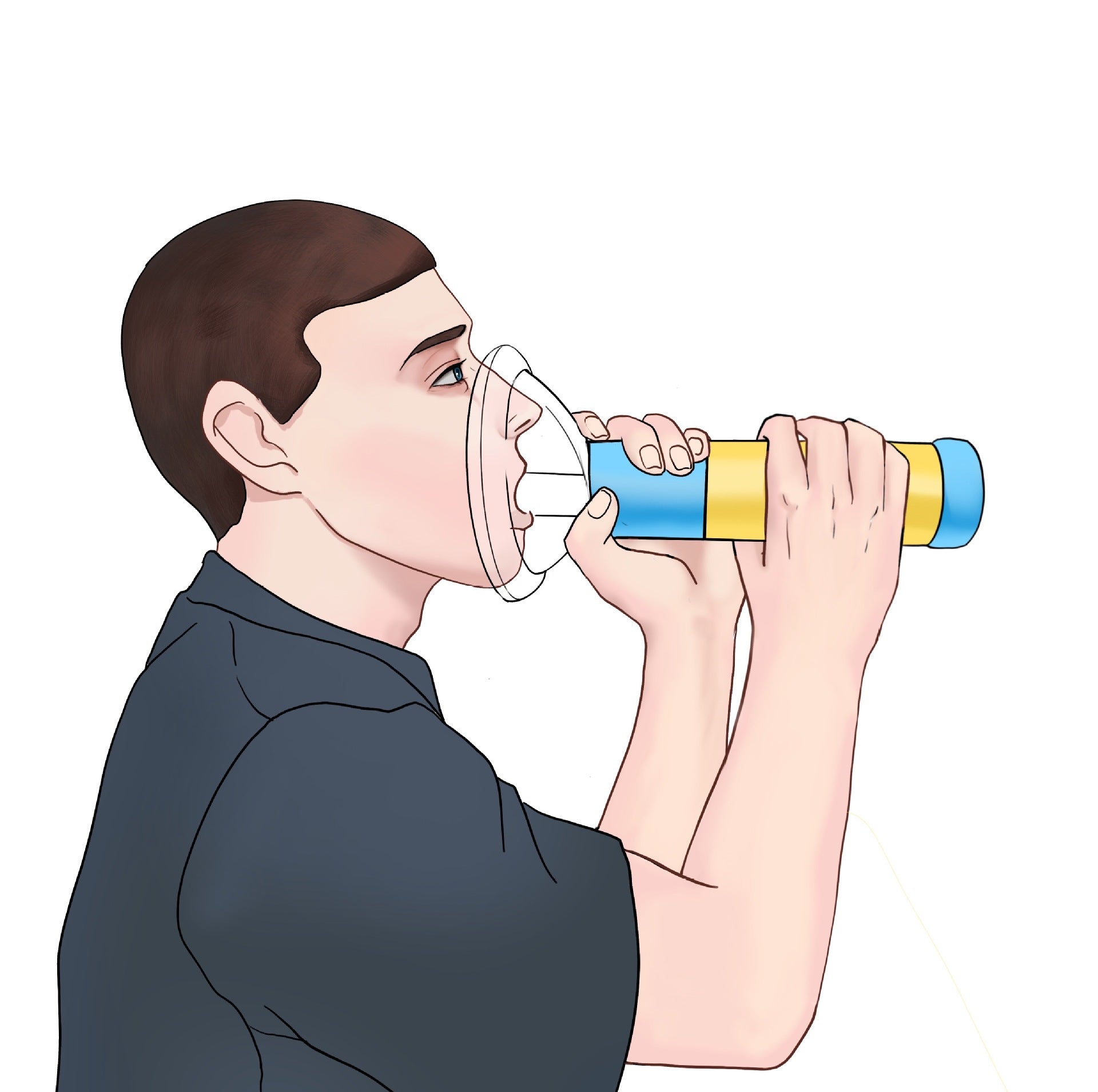 Emergency Breathing Training Device