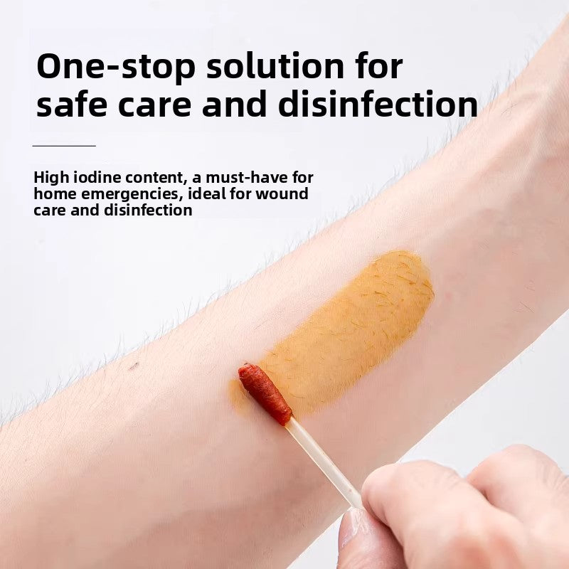 Emergency Disinfection Iodine Cotton Swabs