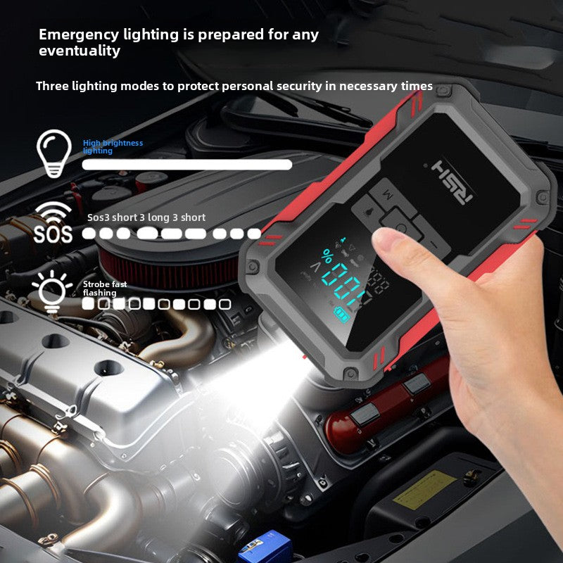 Emergency Jump Starter Power Bank with Air Pump
