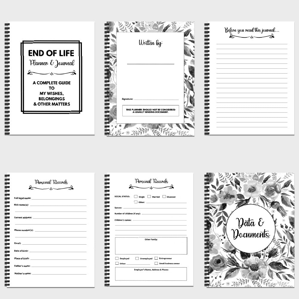 Emergency Planning Binder for Personal and Life Documentation