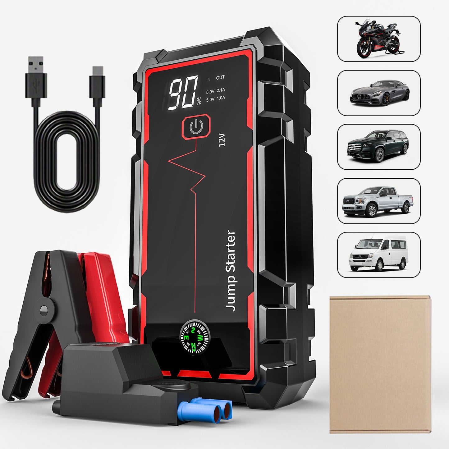 Emergency start power supply