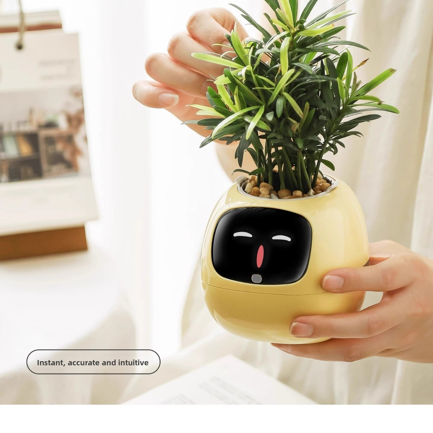 Emotional green figurine