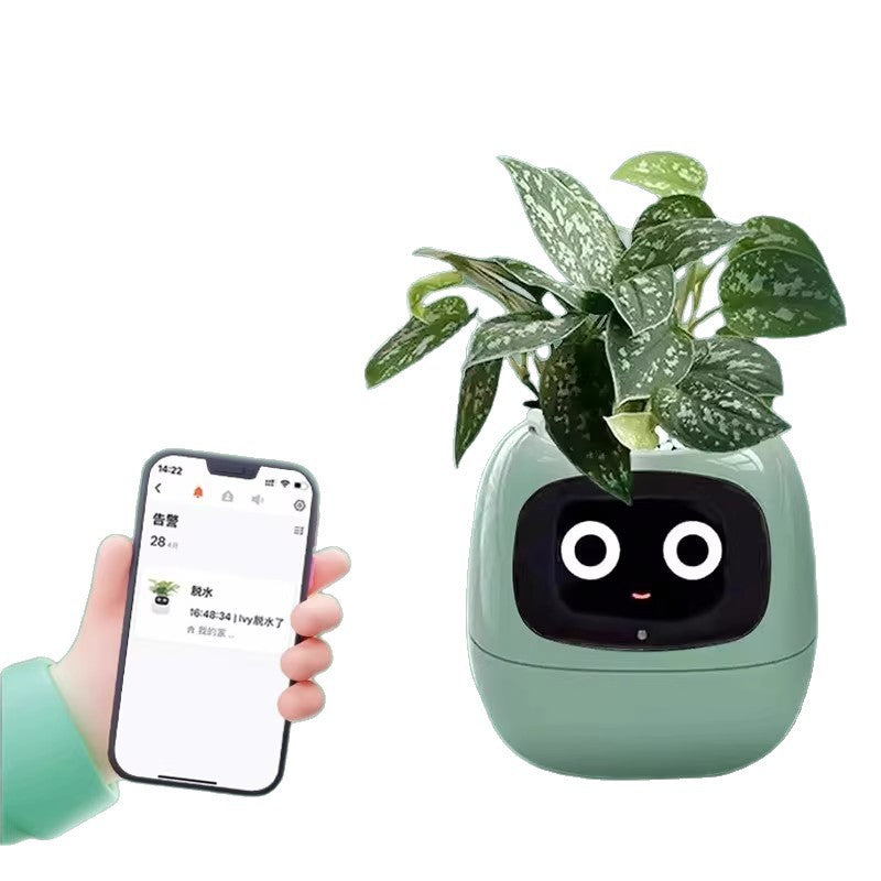 Emotional green figurine