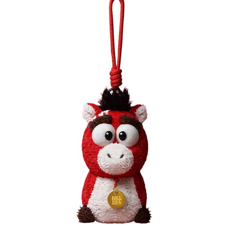 Emotional Zodiac Horse Plush Doll Pendant