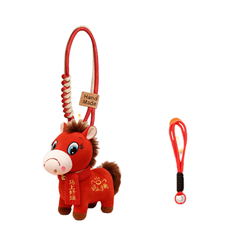 Emotional Zodiac Horse Plush Doll Pendant
