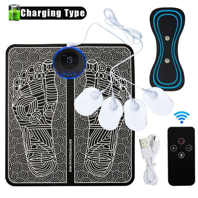 EMS Foot Massage Mat with Remote Control