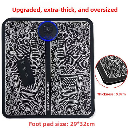 EMS Foot Massager Machine with Remote Control and USB Charging