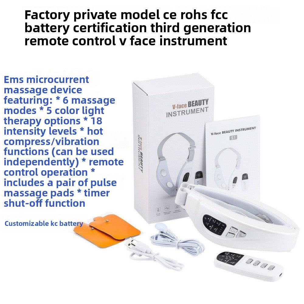 EMS Microcurrent Facial Massager with Remote