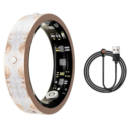 Enamel-colored smart ring bracelet