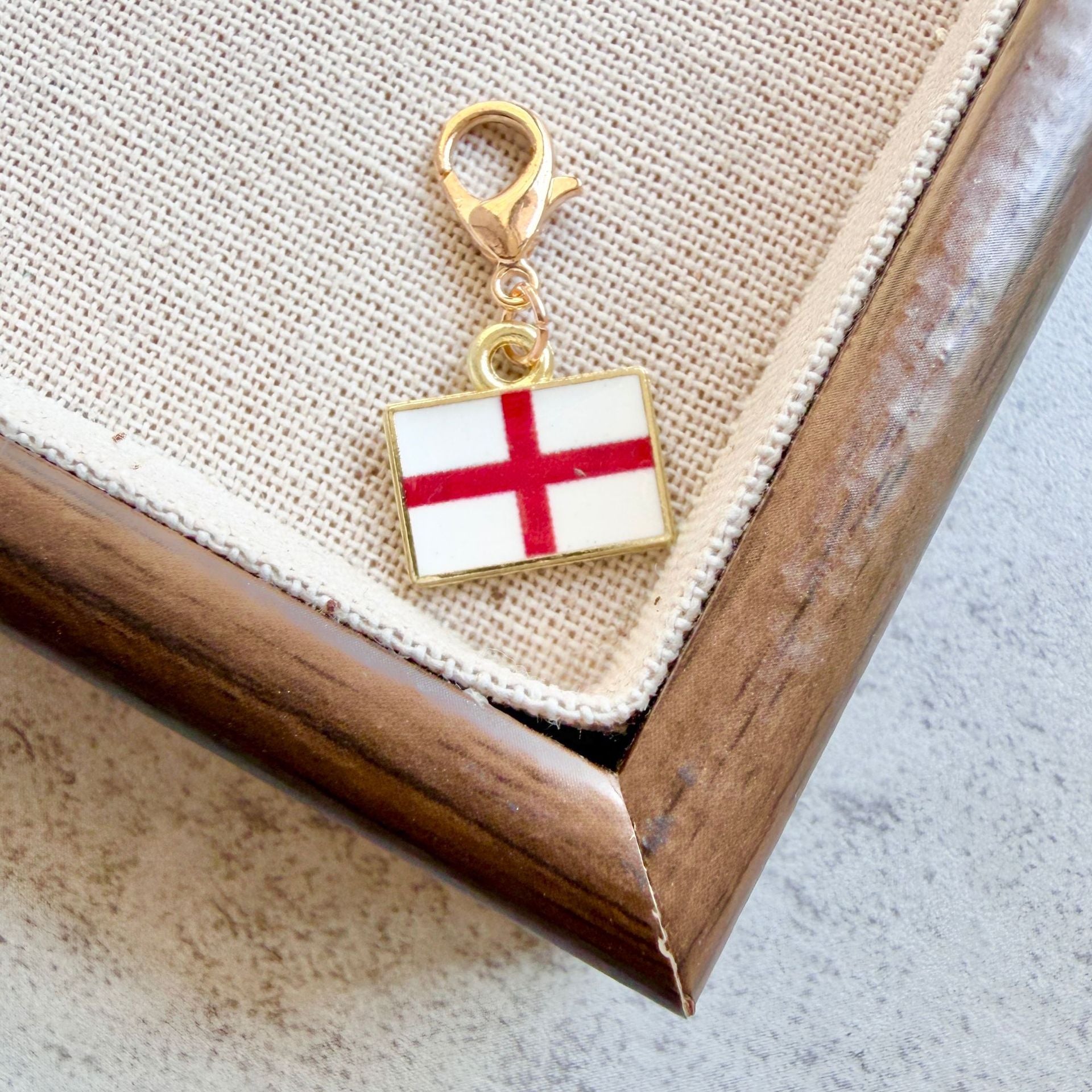 Enamel Flag Keychain Pendant