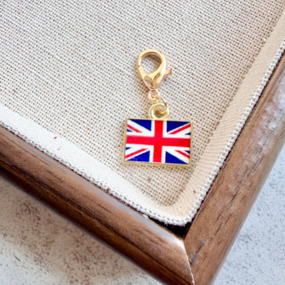 Enamel Flag Keychain Pendant