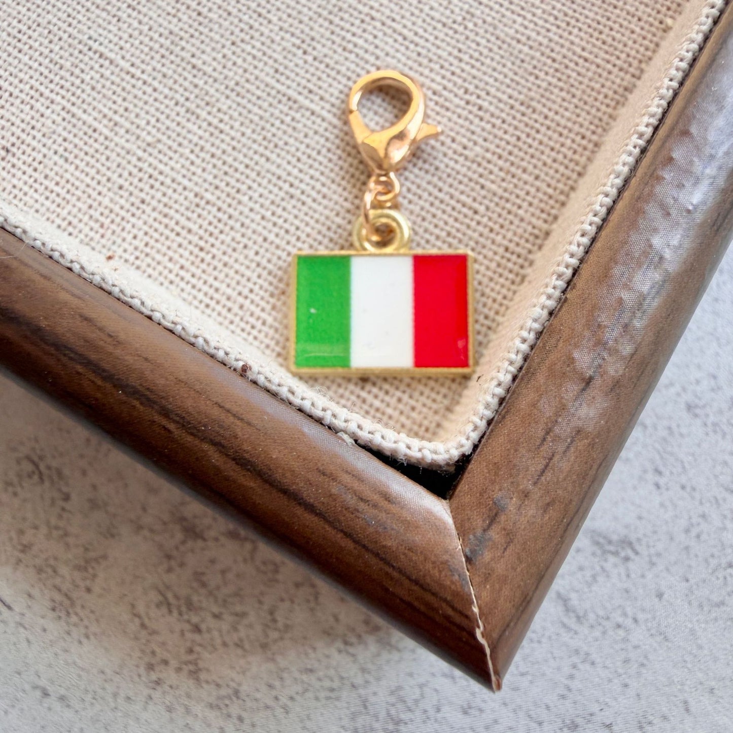 Enamel Flag Keychain Pendant