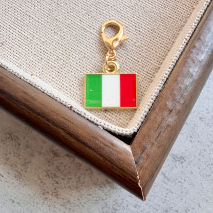 Enamel Flag Keychain Pendant