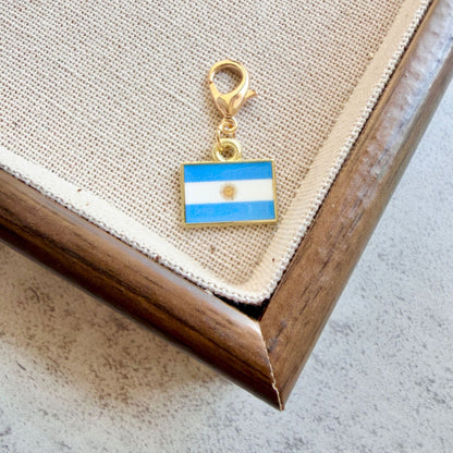 Enamel Flag Keychain Pendant