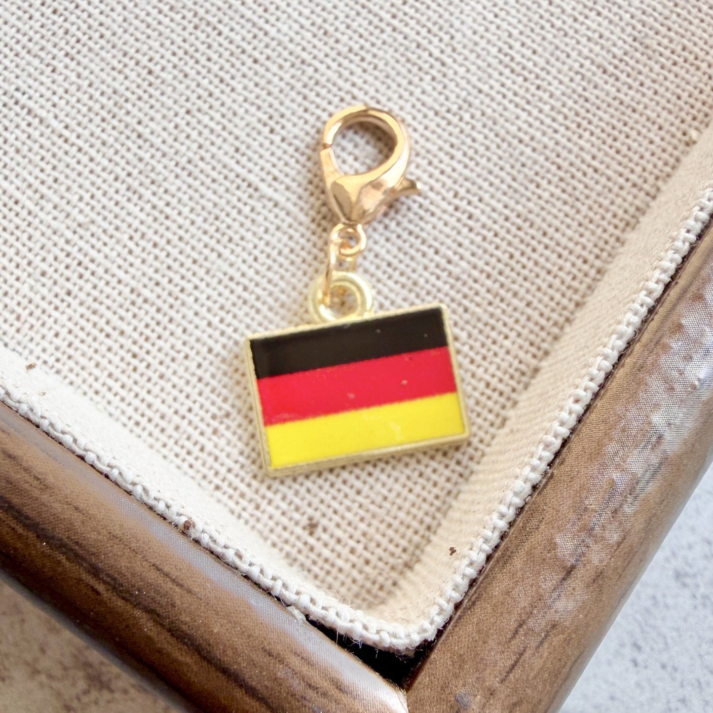 Enamel Flag Keychain Pendant