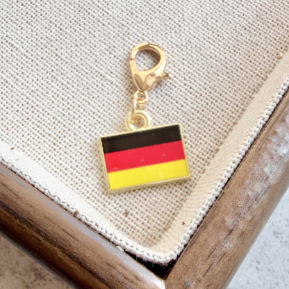 Enamel Flag Keychain Pendant