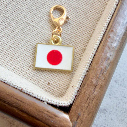 Enamel Flag Keychain Pendant